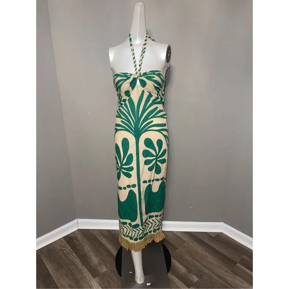 JOHANNA ORTIZ Ritmo Vivo cotton midi dress - Picture 6 of 11